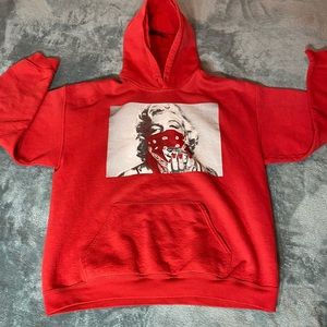 Red hoodie